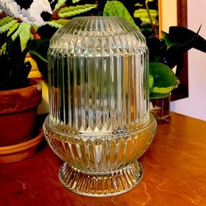 Vintage MCM Homco Clear Fairy Lamp